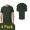 Gildan Heavy Cotton Forest Green Craft Blank T-Shirt Bundle for DIY Printing (2–14 Pack)